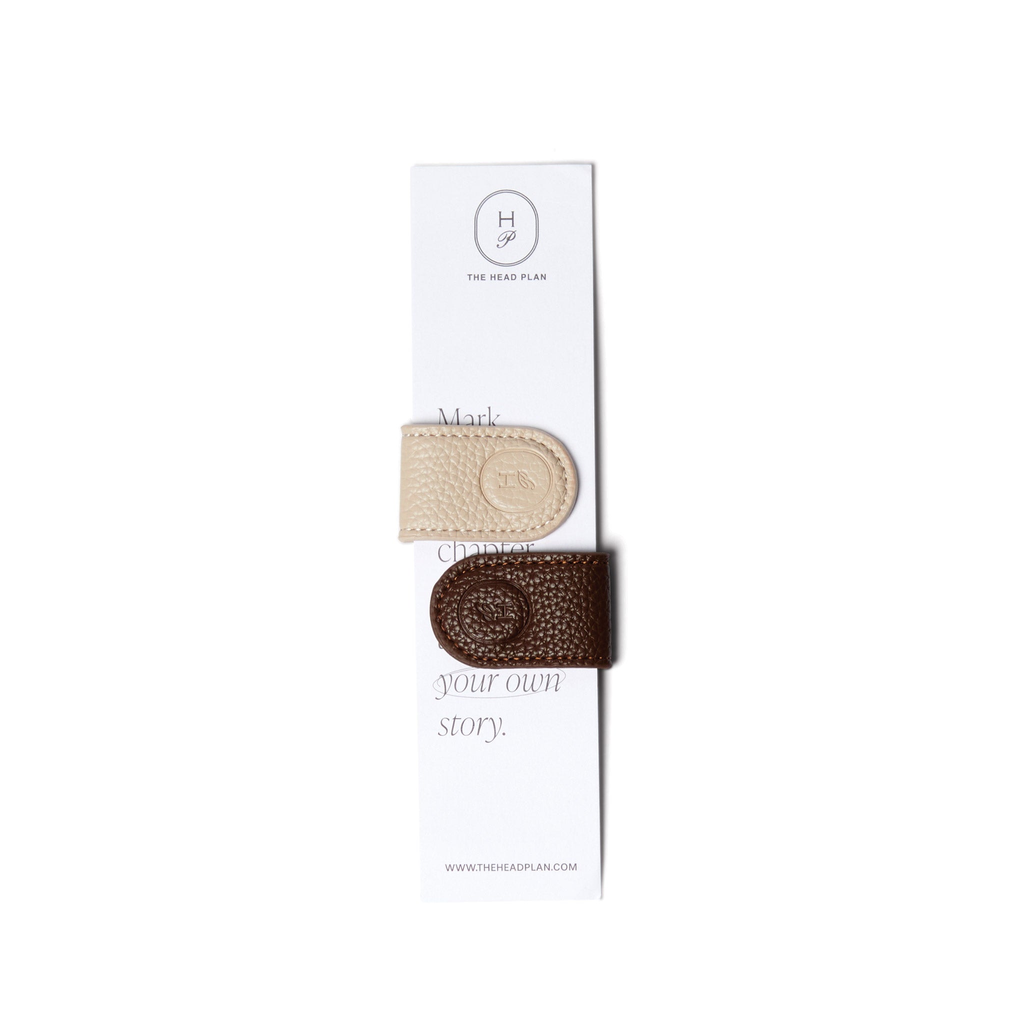 magnetic bookmark set espresso nude