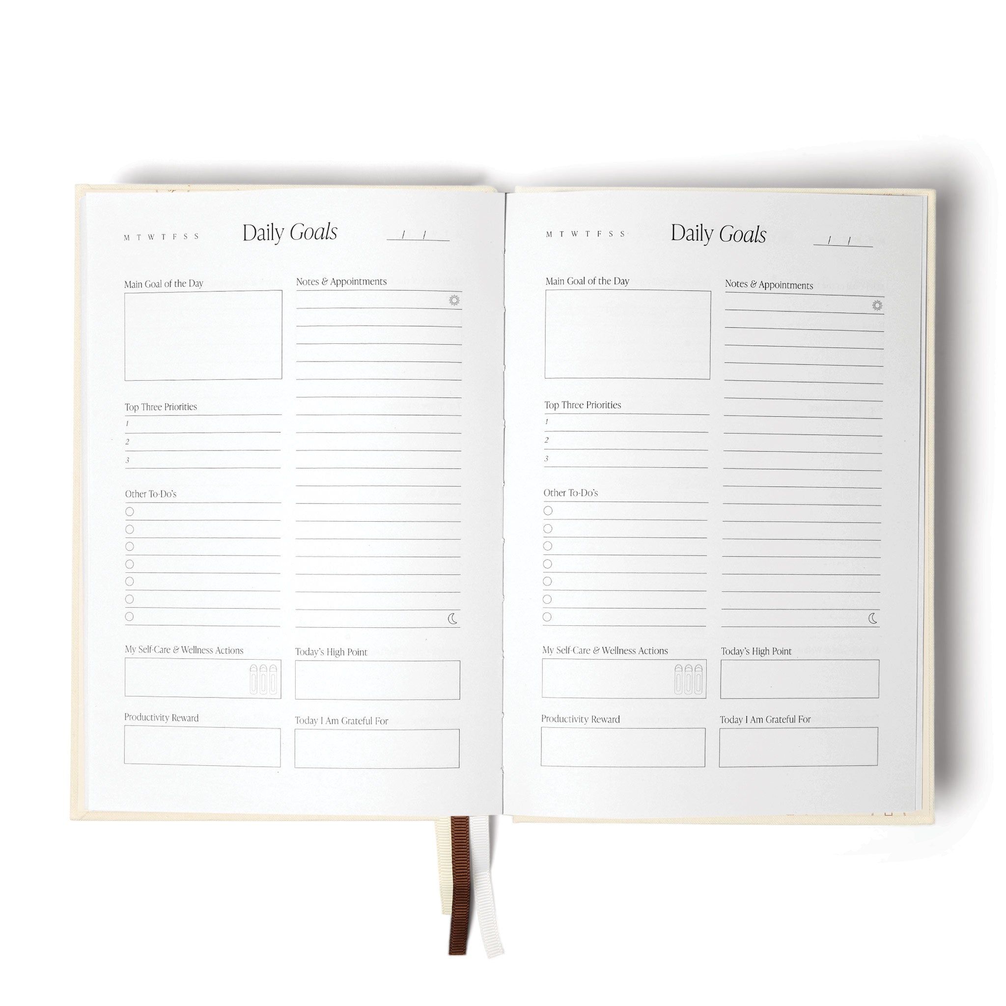 the head plan journal daily page paper #color_paper