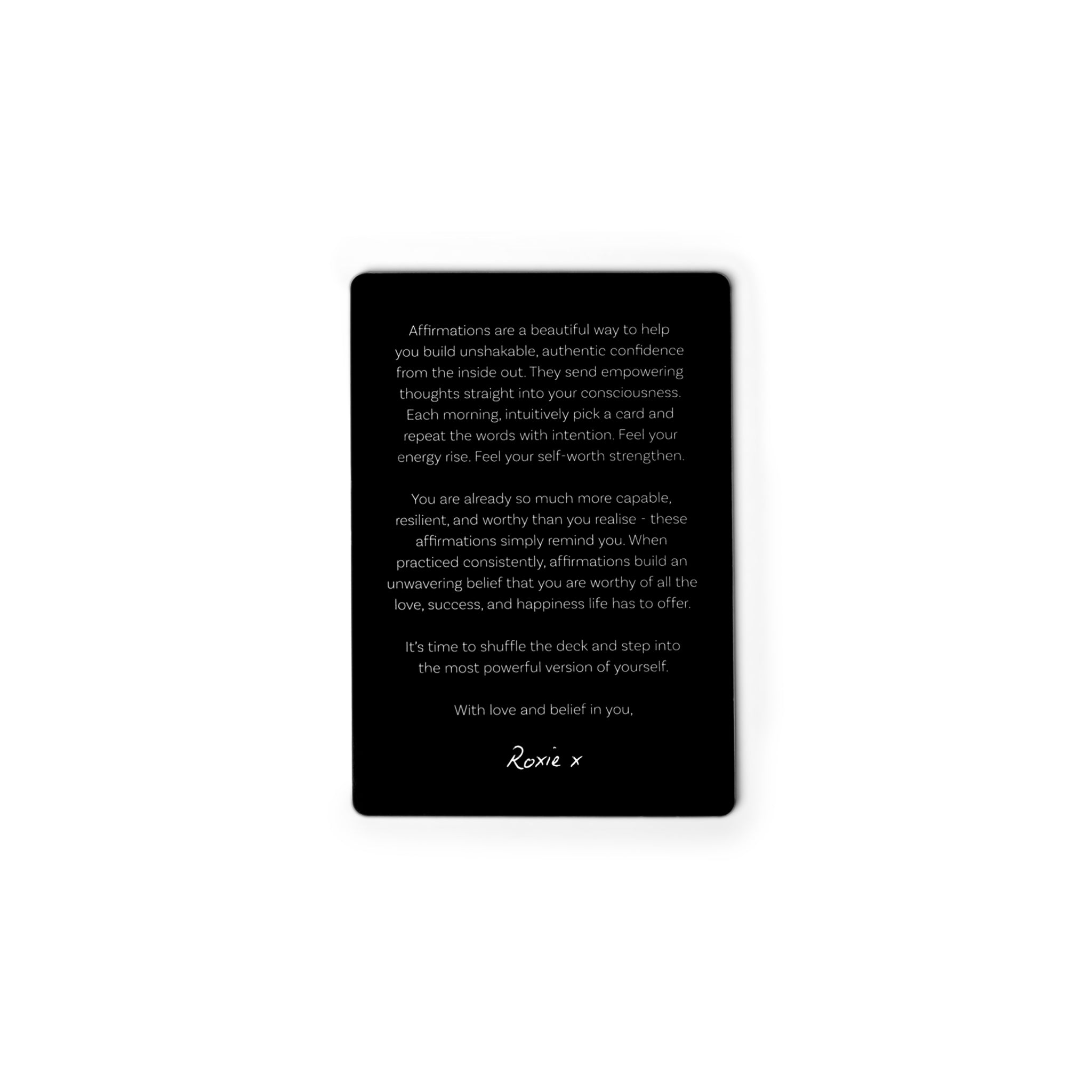 The Confidence Affirmations By Roxie Nafousi