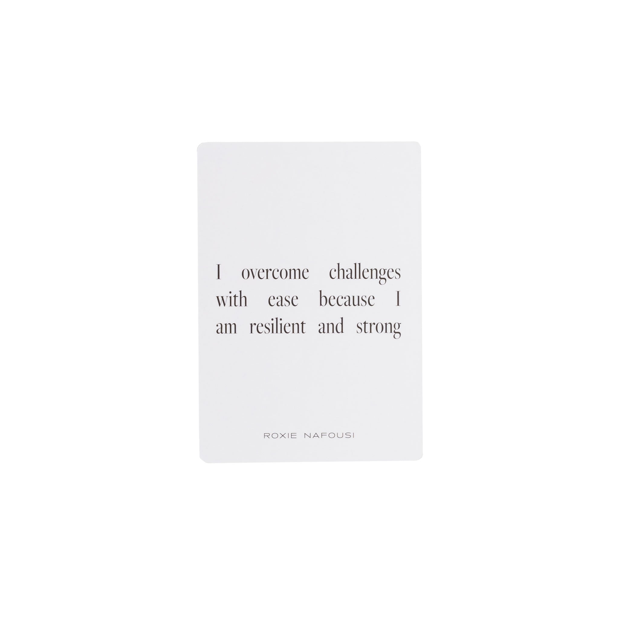 Roxie Nafousi The Mantras - Sample Card