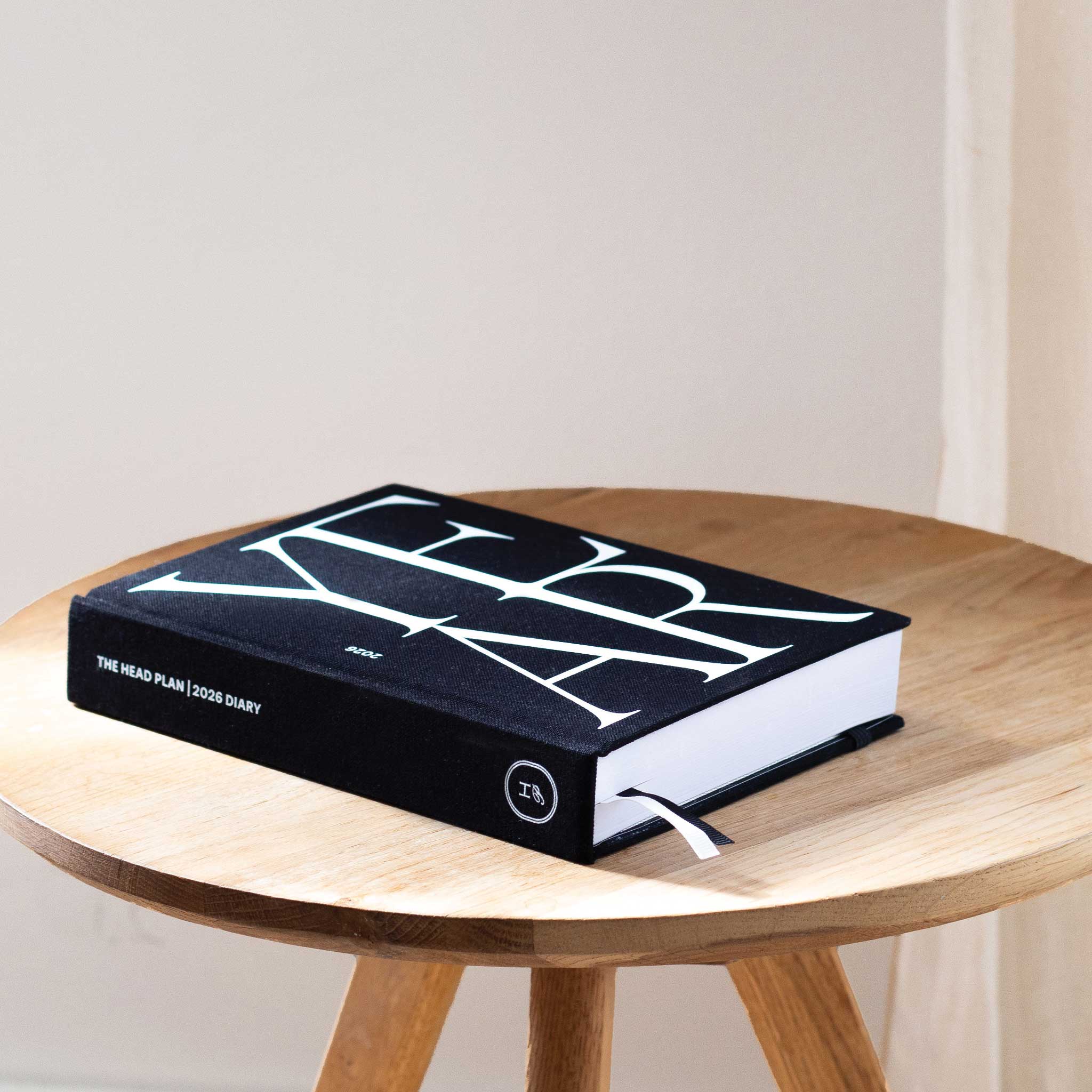 Lifestyle image of The 2026 Diary by The Head Plan in the colour Black #color_black