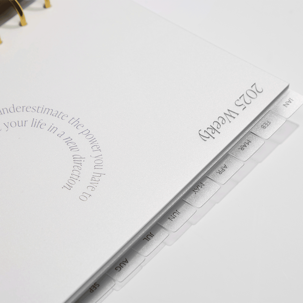 Agenda - Months of the Year Frosted Dividers