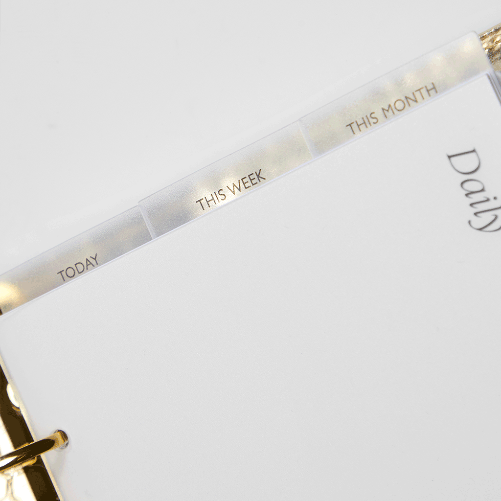 Agenda - Top Tab Dividers - Today, This Week, This Month