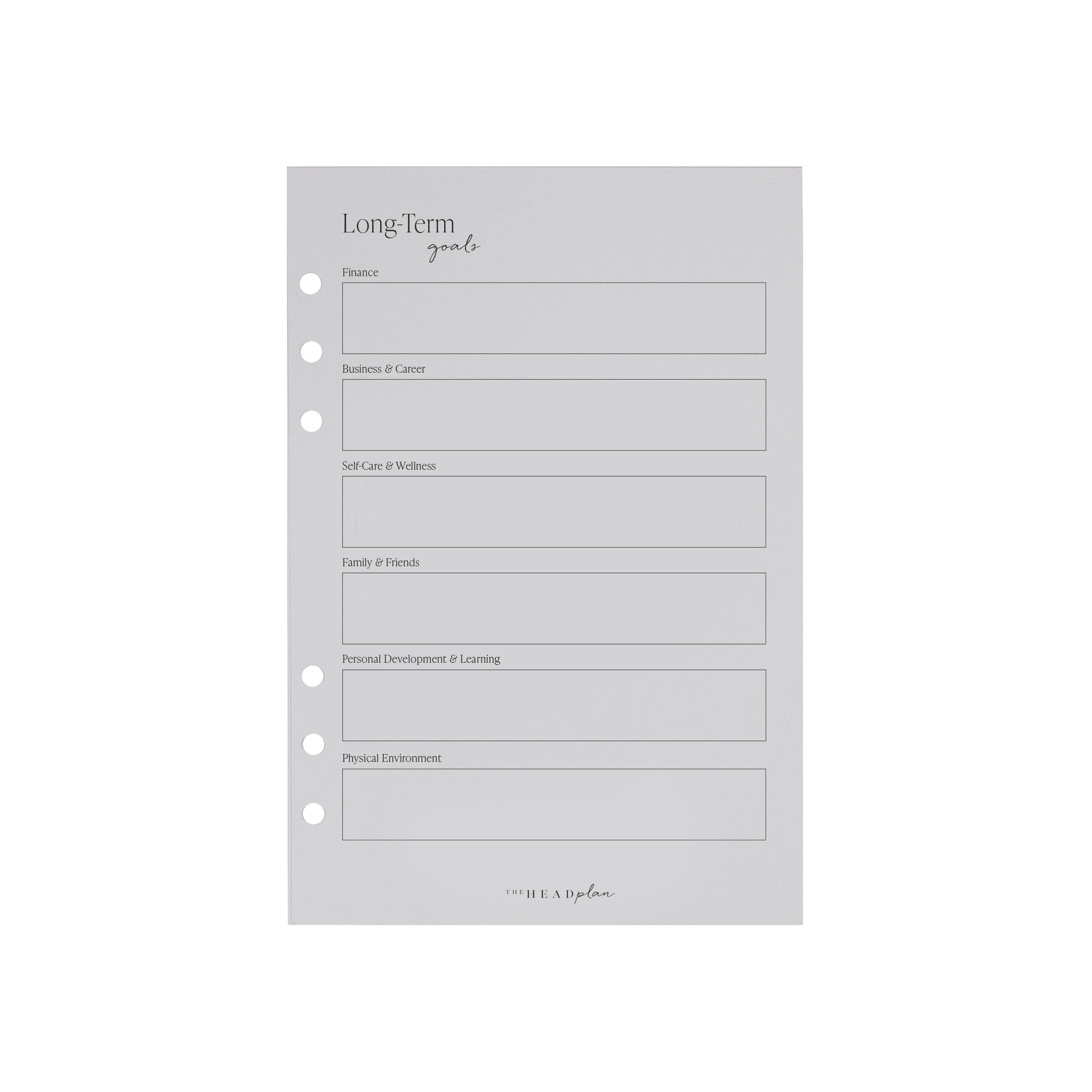 Agenda Goals Pack
