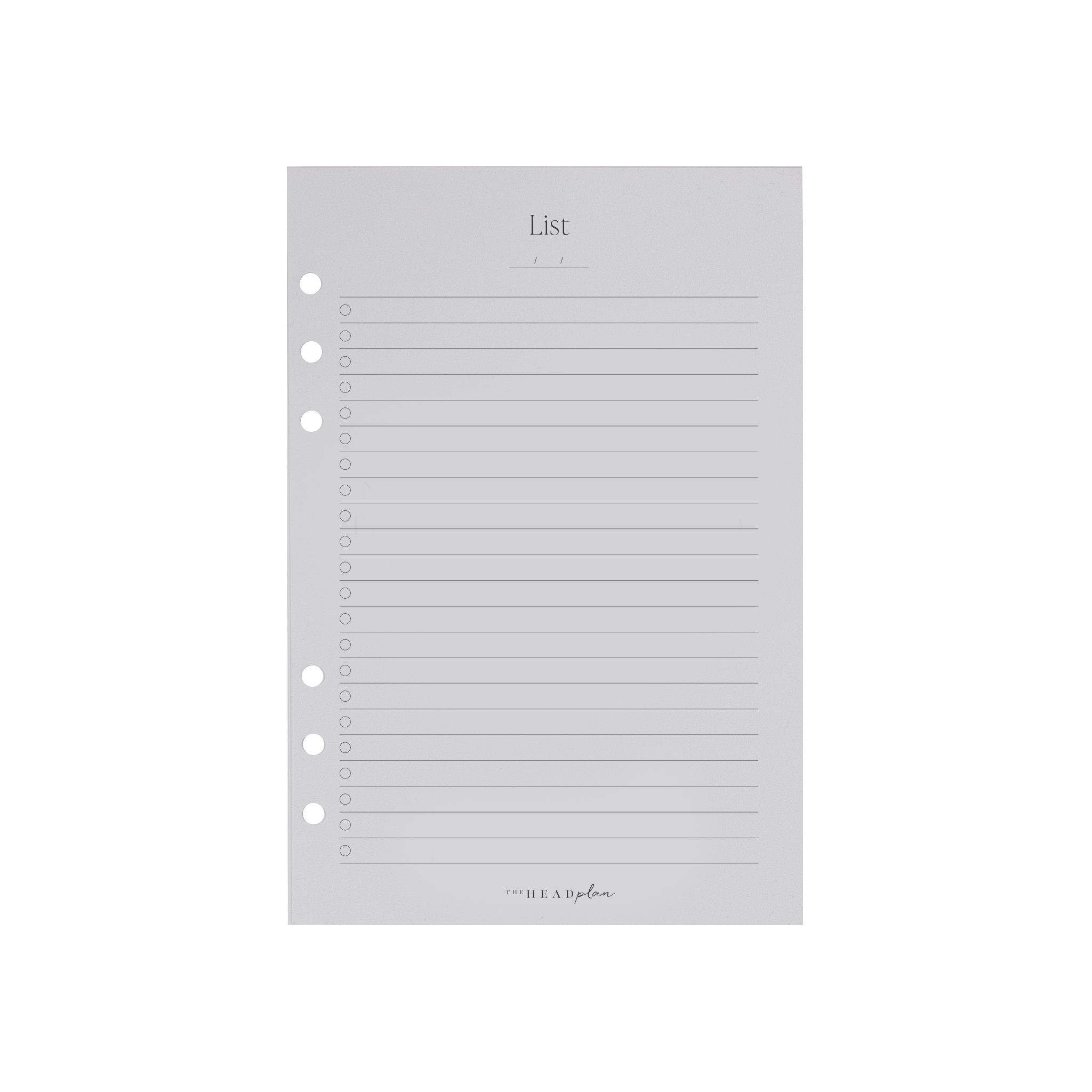 Agenda Lists Pack