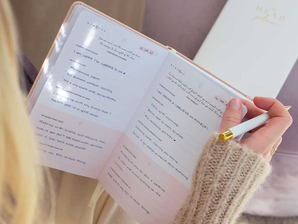 The Head Plan - Gratitude Journal - What's Inside