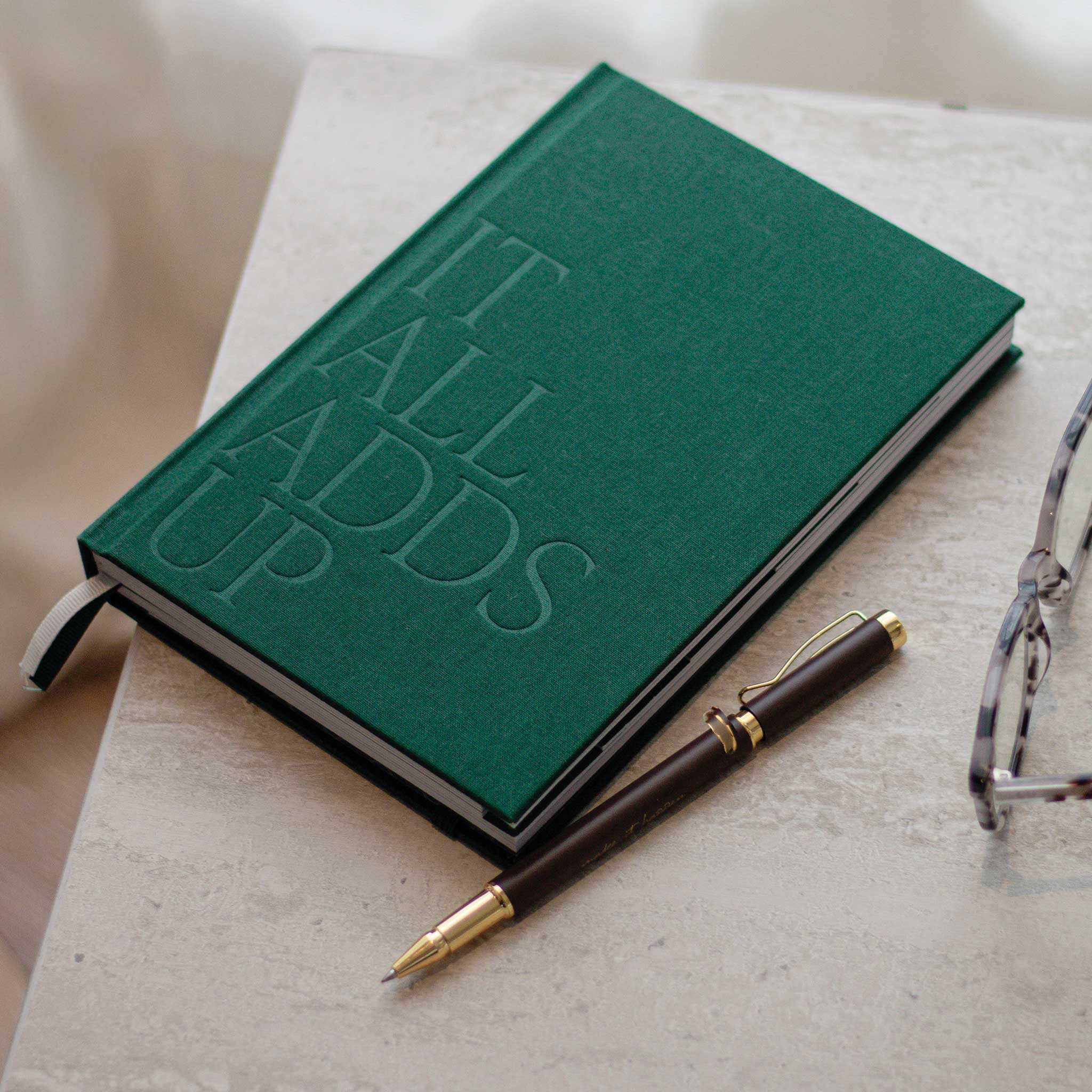 finance journal the head plan journal day to day lifestyle cover green