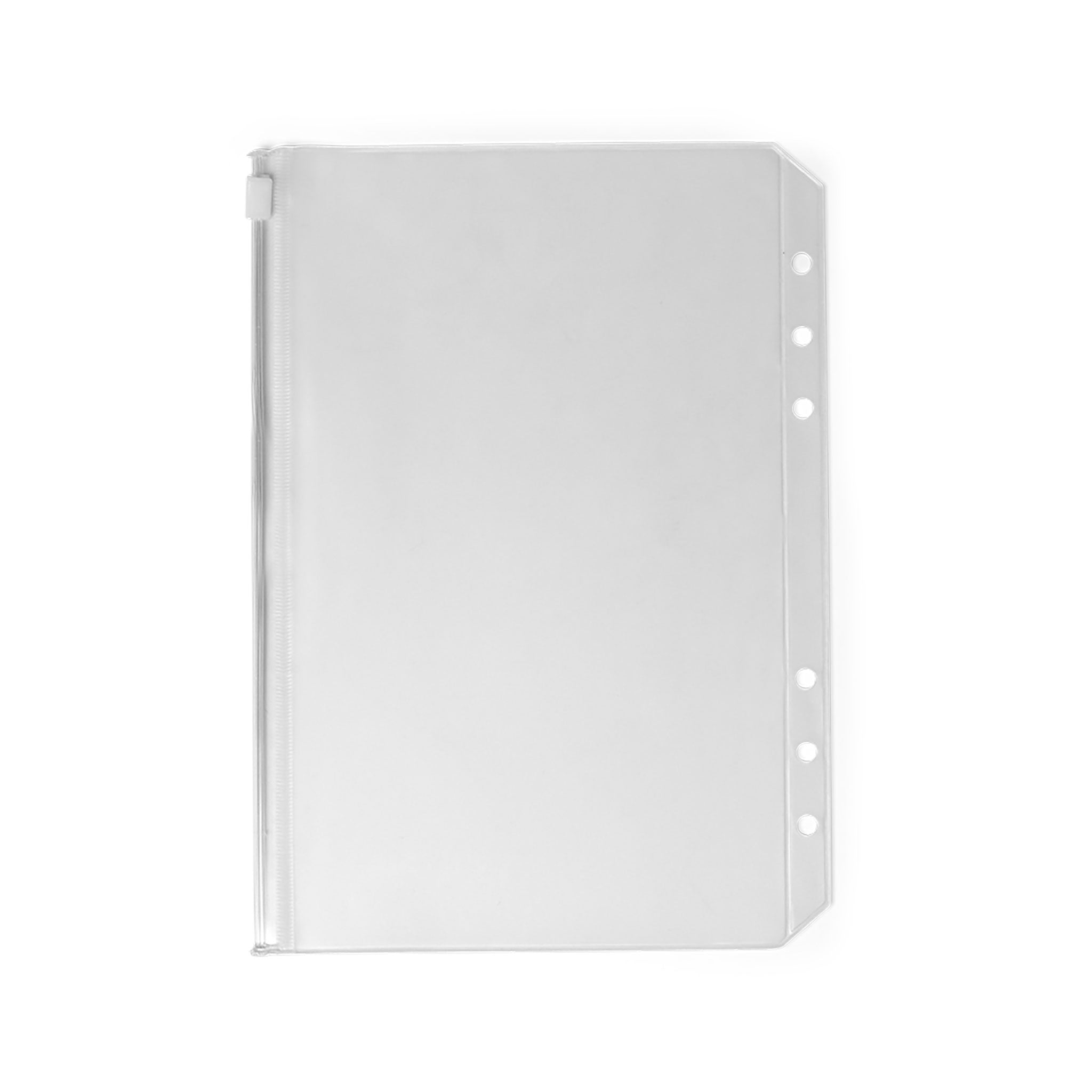 The Head Plan Agenda Accessories pack of 3 clear plastic zip pockets for agenda ring binder