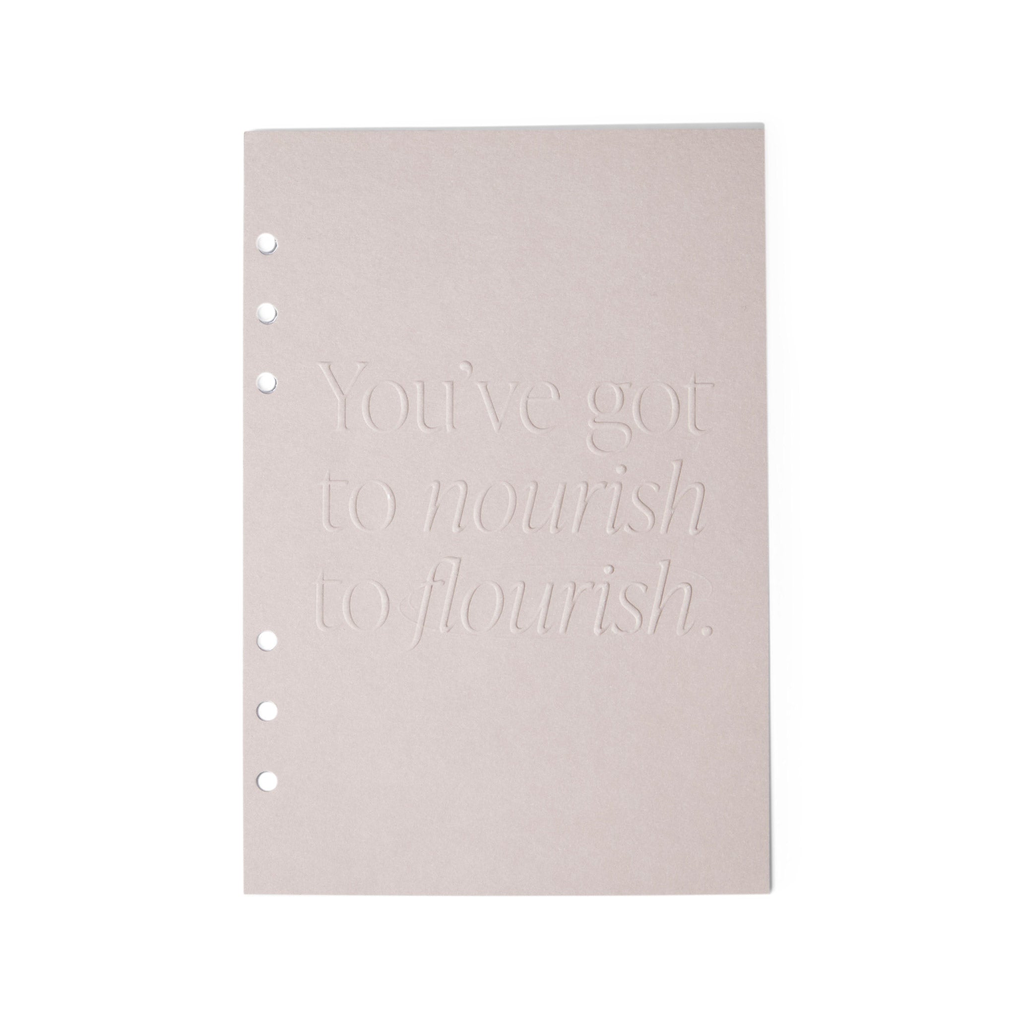 Agenda - Nourish Pack