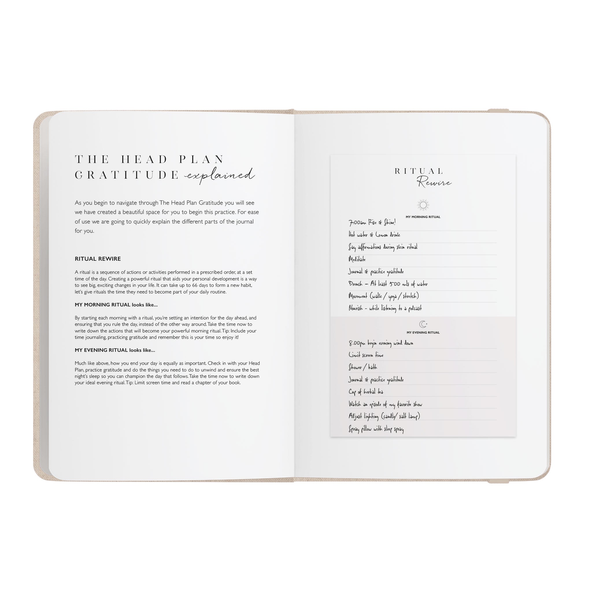 The Head Plan Gratitude Journal